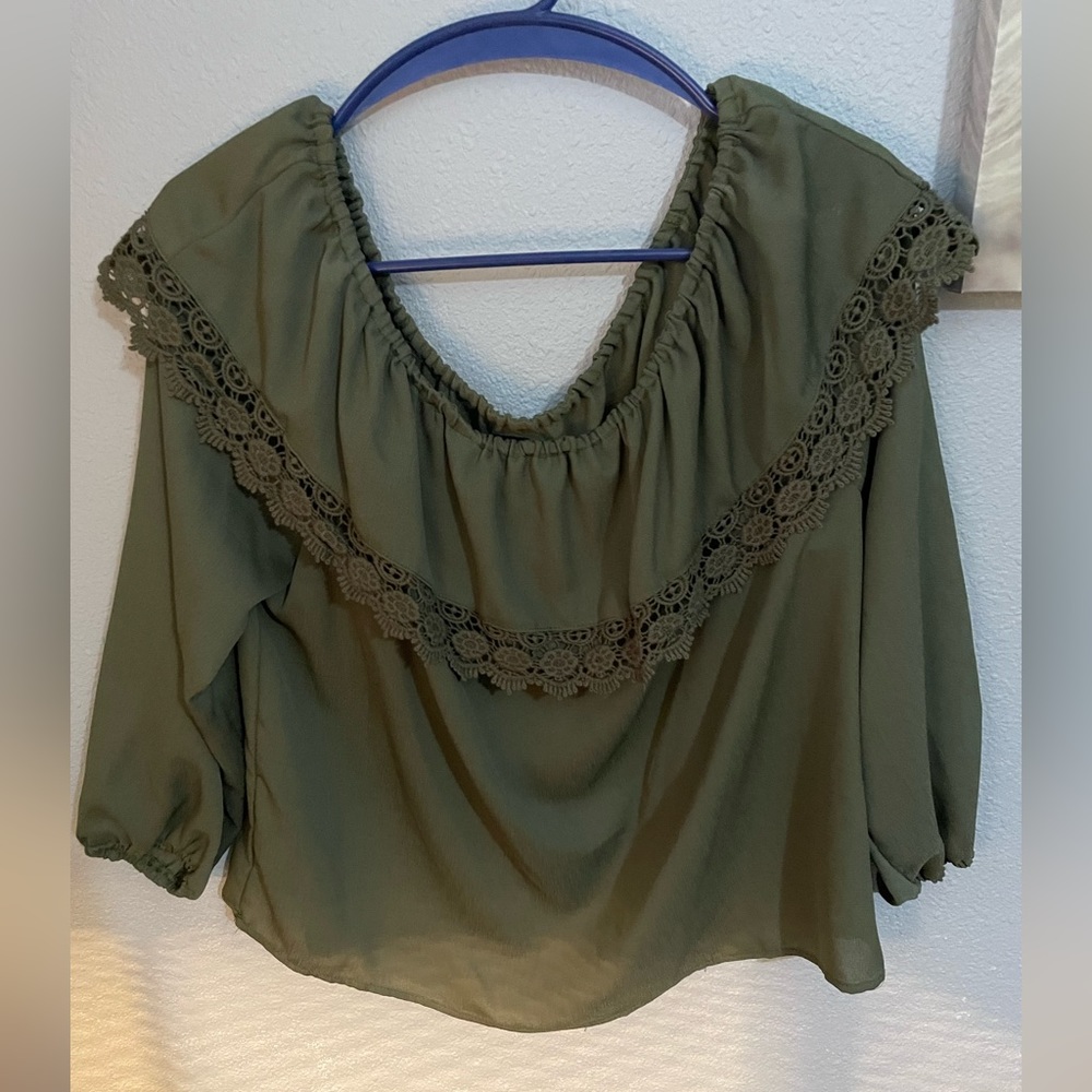 Off the shoulder blouse